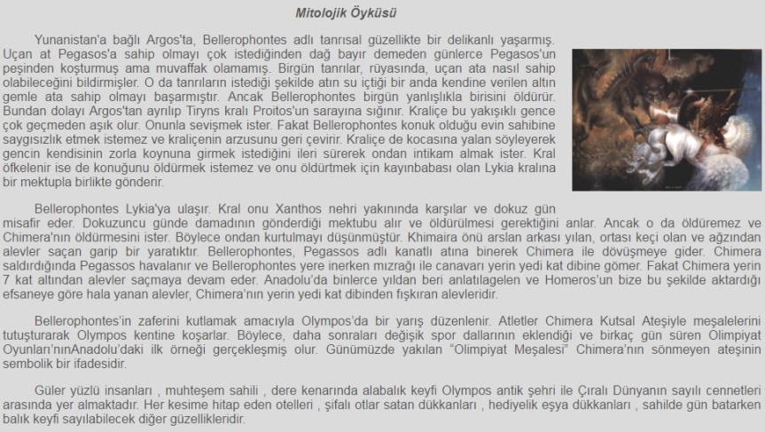 Olympos_Mitolojik Öykü